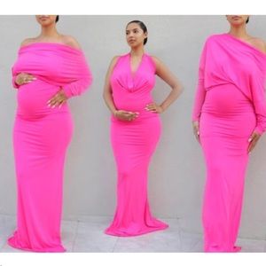 Chic Bump Club Multi Way Gown Slinky Material